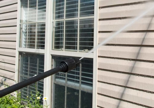 Can pressure washing damage windows?